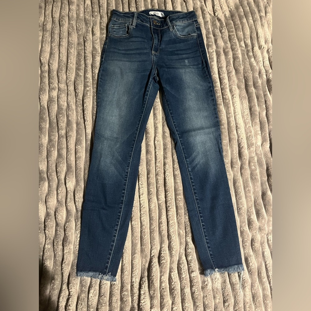 Cello Blue Skinny Jeans with Classic Stitching